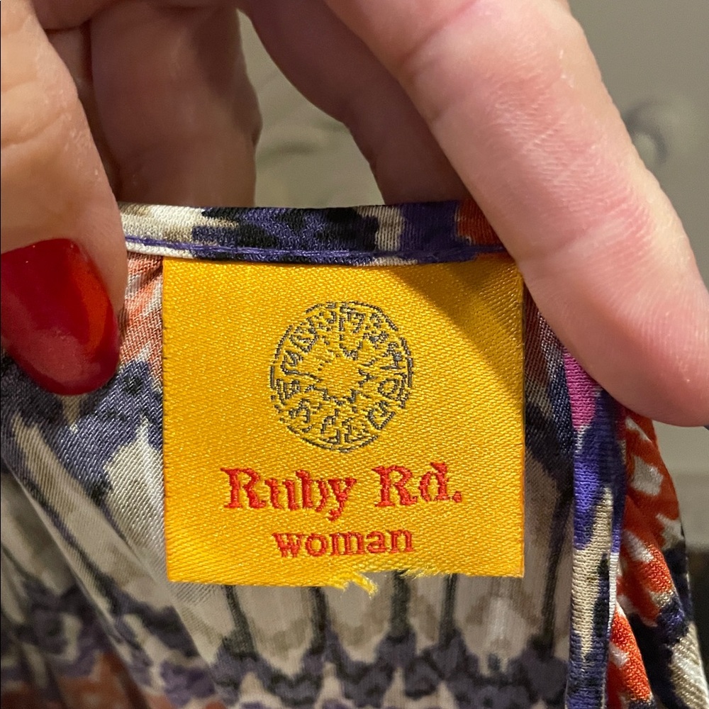 Ruby Rd. Multicolor Abstract Dress - Picture 10 of 10